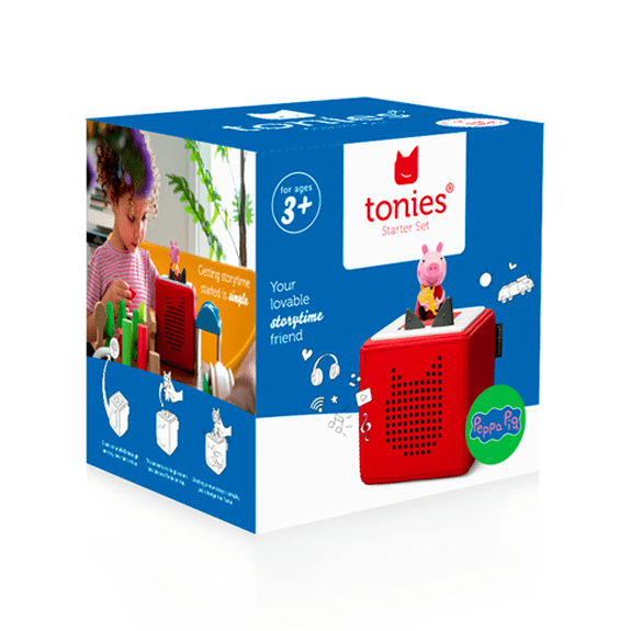 Tonies Toniebox Starter Set Audio Speaker for Kids - Peppa Pig 4251192142030