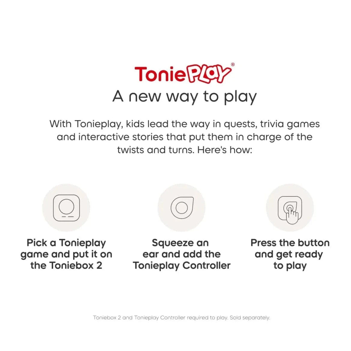 Tonies Tonieplay Disney Quiz Kingdom Game for Toniebox 2 4251192168207