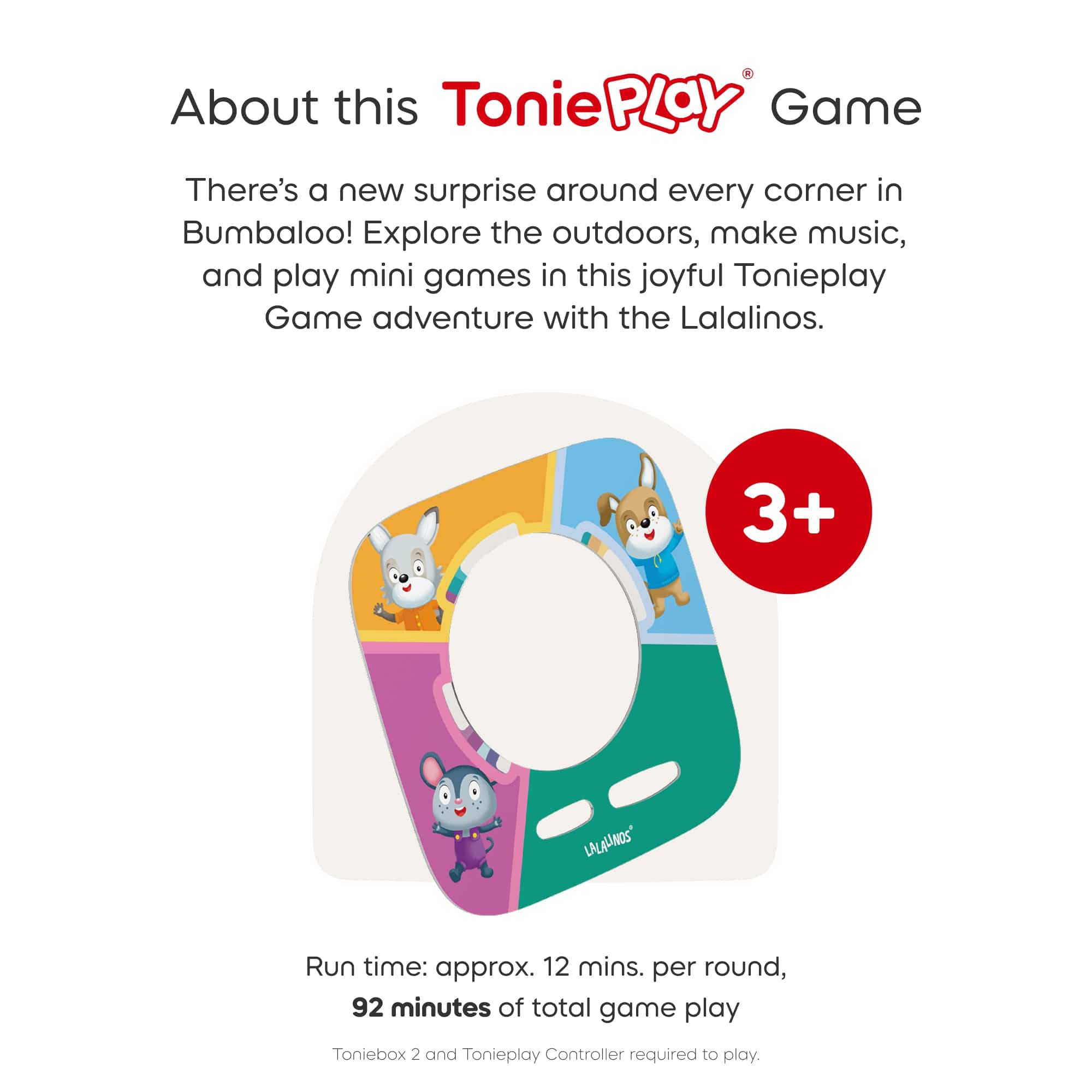 Tonies Tonieplay Lalalinos: Your Day in Bumbaloo! for Toniebox 2 4251192168160