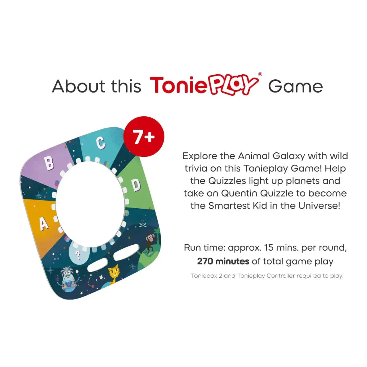 Tonies Tonieplay The Quizzles: All About Animals