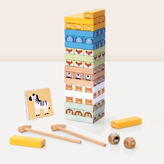 Took Toy - Wooden Stacking Game - Animals 6972633378471