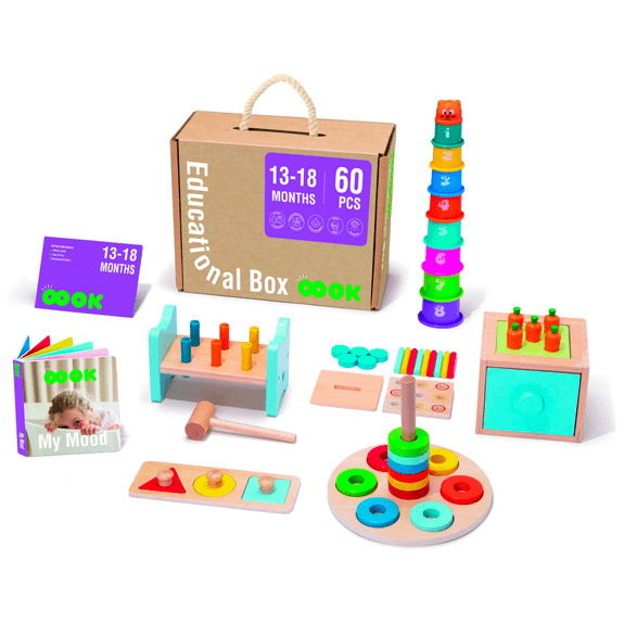 Tooky Toy 13-18 Months Educational Box 6973633375722