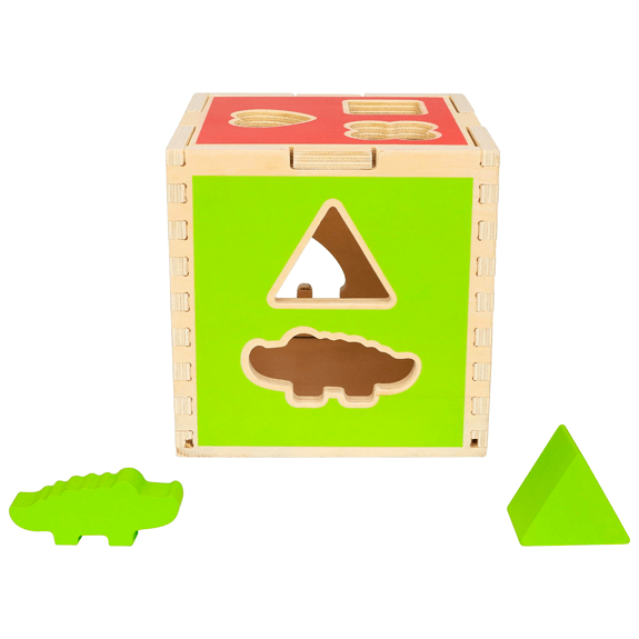 Tooky Toy's Wooden Animal Shape Sorter 6972633372776