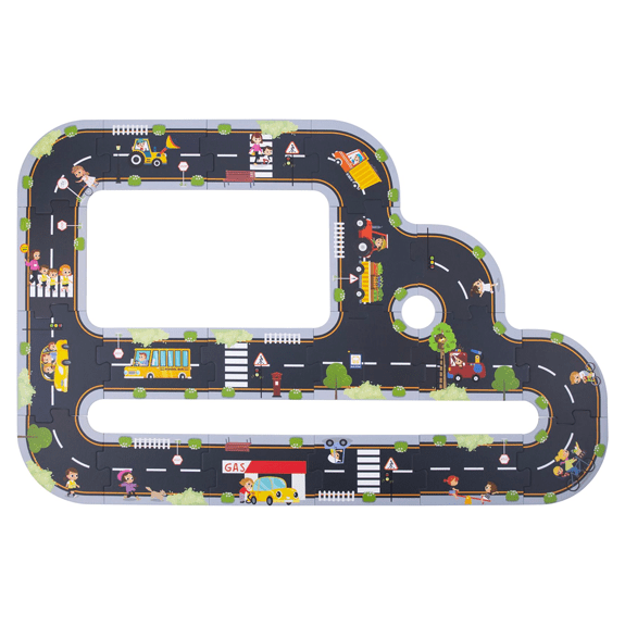 Tooky Toy's Wooden City Road 6972633371649