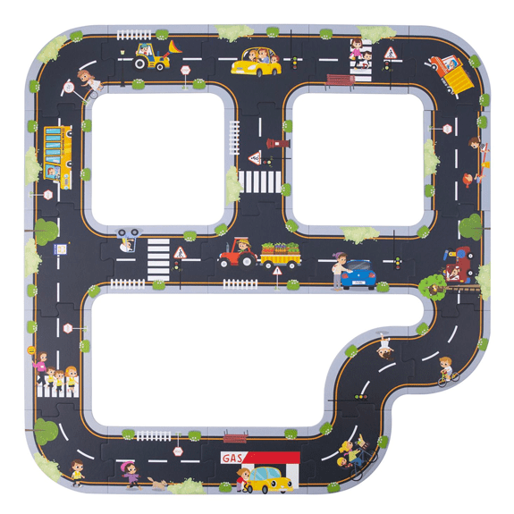 Tooky Toy's Wooden City Road 6972633371649