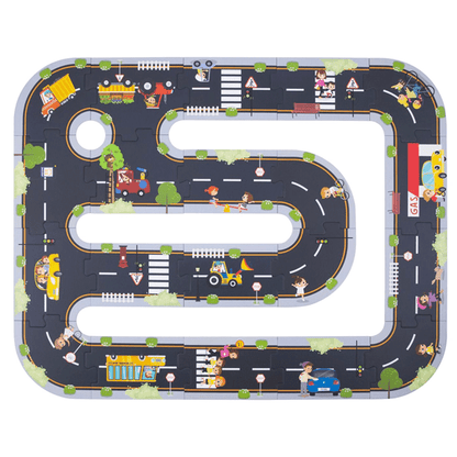 Tooky Toy's Wooden City Road 6972633371649