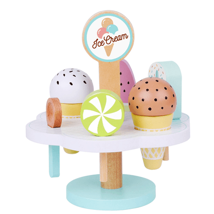 Tooky Toy's Wooden Ice Cream Set 6972633374824