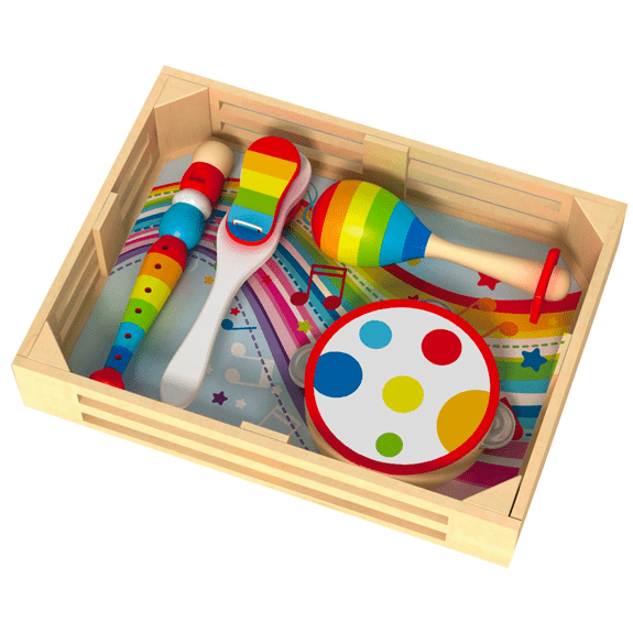 Tooky Toy's Wooden Musical Instrument Set 6972633375647