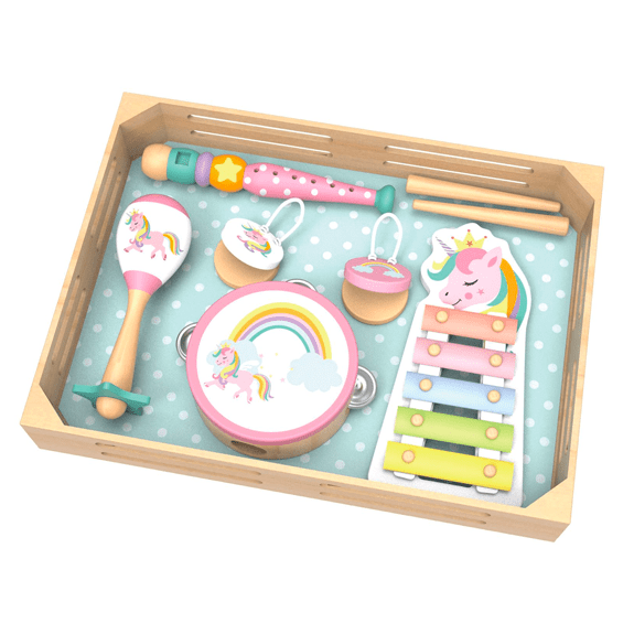 Tooky Toy's Wooden Musical Instrument Set - Unicorn 6972633375630