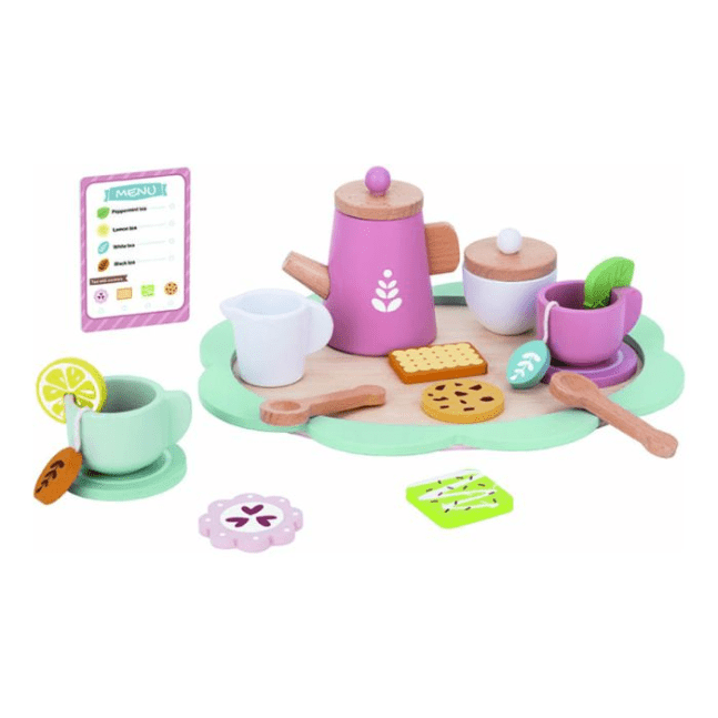 Tooky Toy - Wooden Afternoon Tea Set 6972633377474