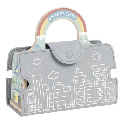 Tooky Toy - Wooden and Felt City Play Set 6976831554866