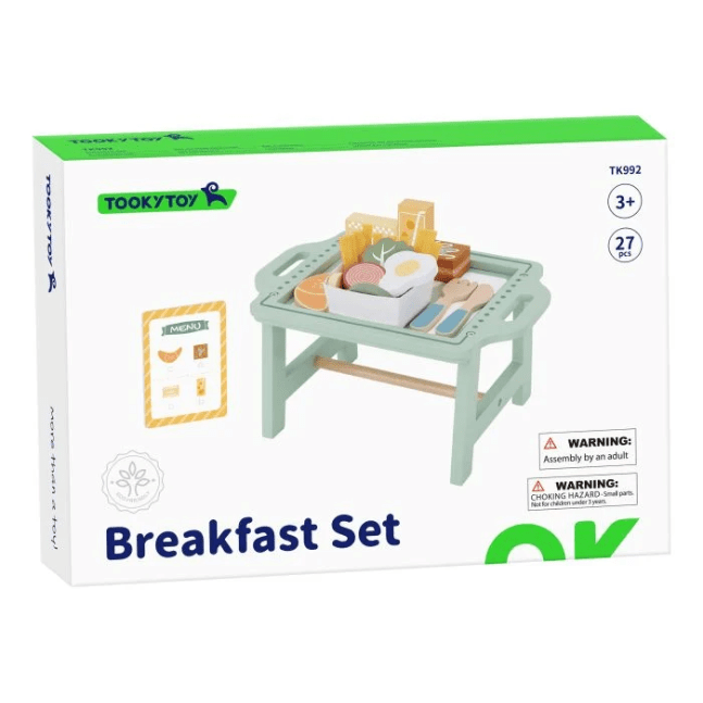 Tooky Toy - Wooden Breakfast Set 6972633377887