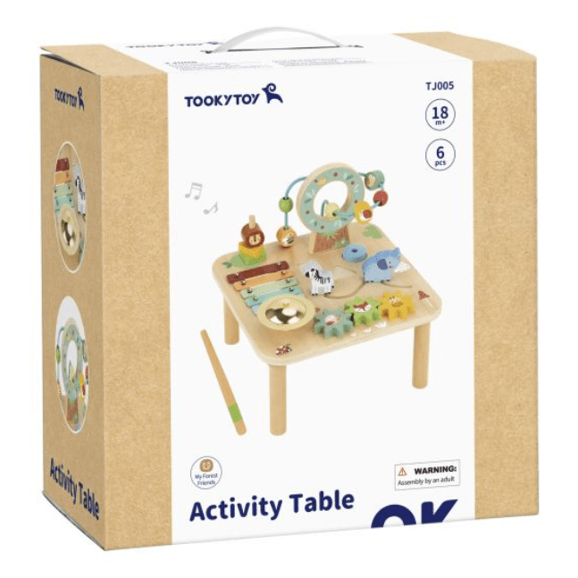 Tooky Toy - Wooden Forest Activity Table 6972633376422