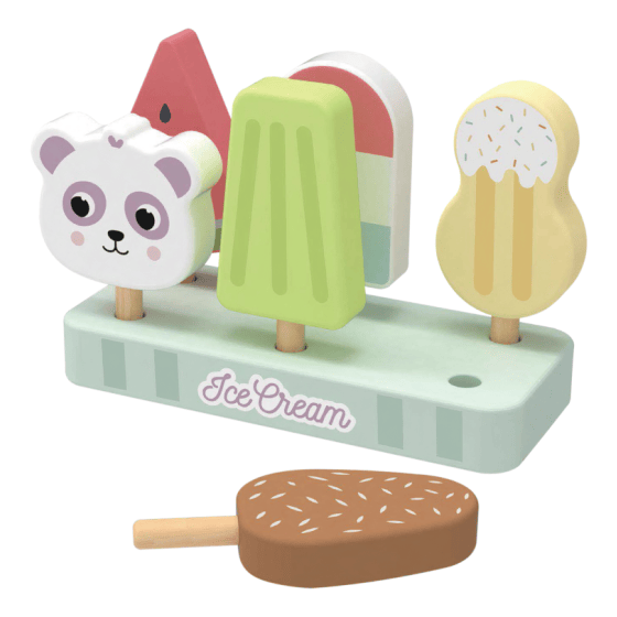 Tooky Toy - Wooden Ice Cream Set 6976831553012