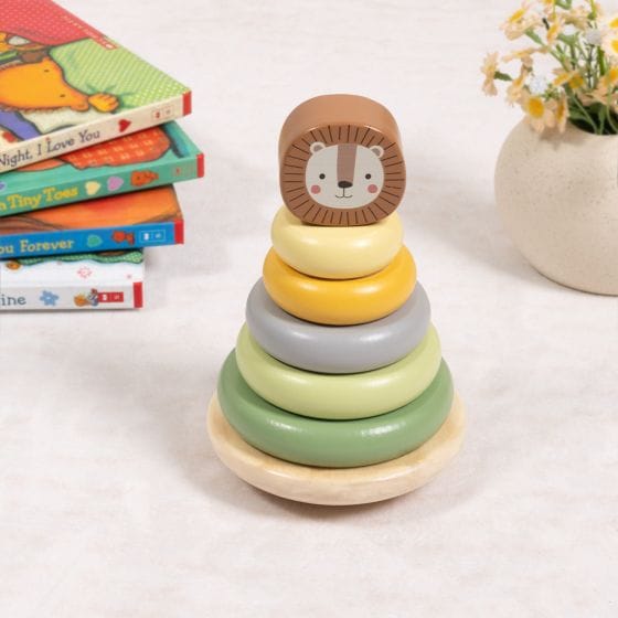 Tooky Toy - Wooden Lion Tower 6972633376392