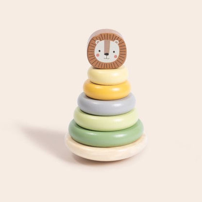 Tooky Toy - Wooden Lion Tower 6972633376392