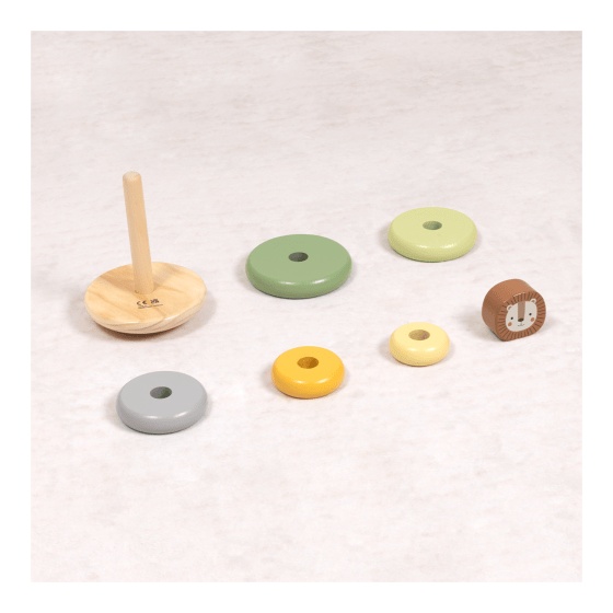 Tooky Toy - Wooden Lion Tower 6972633376392