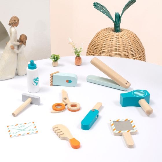 Tooky Toy - Wooden Little Hairdresser Play Set 6972633374442