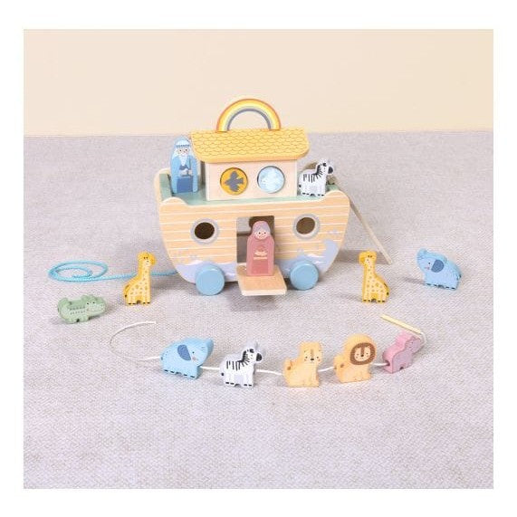 Tooky Toy - Wooden Noah's Ark 6972633378310