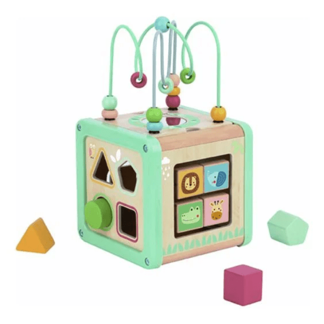 Tooky Toy - Wooden Play Cube 6972633376408