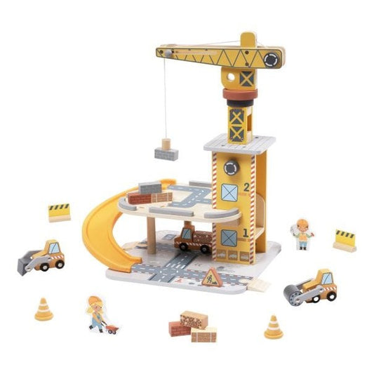 Tooky Toy - Wooden Port Crane Set 6976831554859