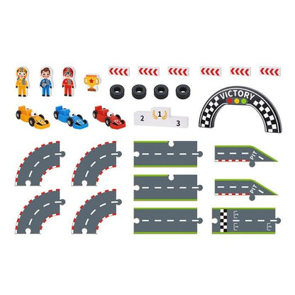 Tooky Toy - Wooden Racing Game 6972633377771