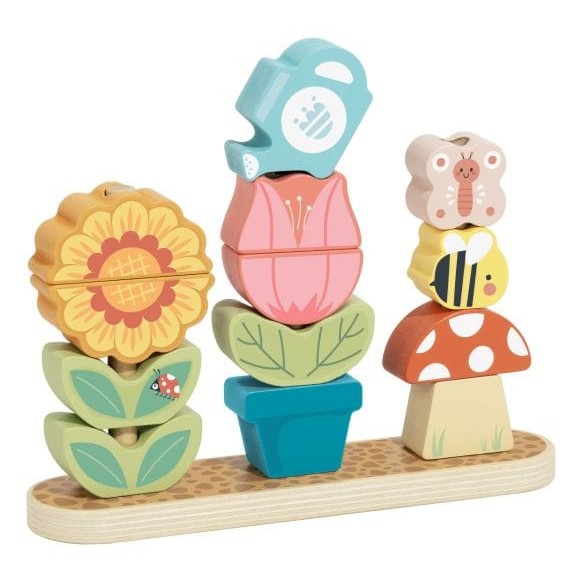 Tooky Toy - Wooden Stacking Garden 6976831555658