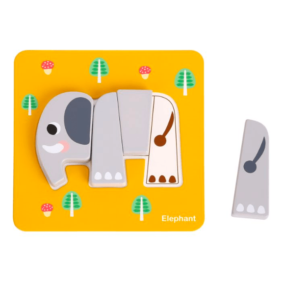 Tooky Toy: 6 in 1 Animal Puzzle 6970090044366