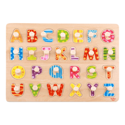 Tooky Toy's Wooden 27 Piece Alphabet Puzzle 6970090043093