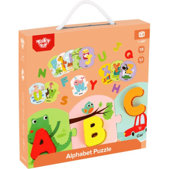 Tooky Toy's Wooden Alphabet Puzzle 6970090044663