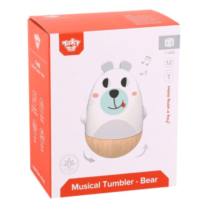 Tooky Toy's Wooden Bear Musical Tumbler 6972633371298
