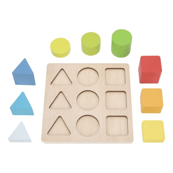 Tooky Toy's Wooden Colour and Shape Sorter 6972633372356