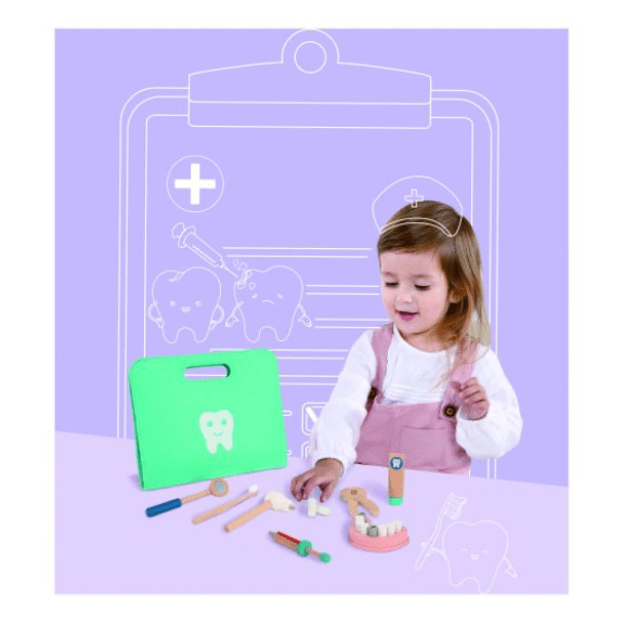 Tooky Toy's Wooden Dentist Set 6972633372271
