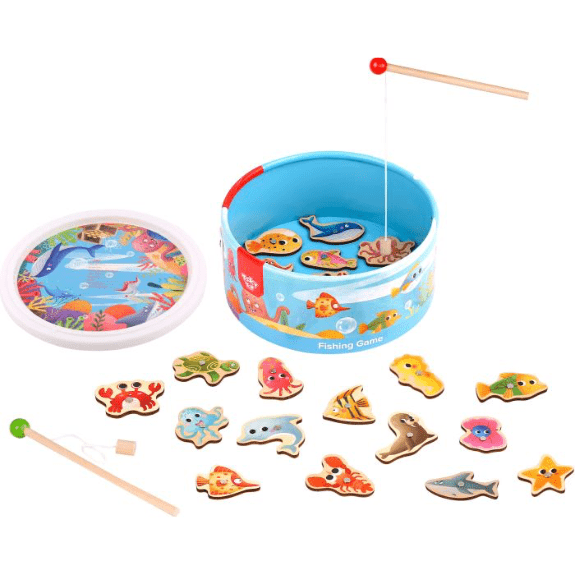 Tooky Toy's Wooden Fishing Game 6970090042652