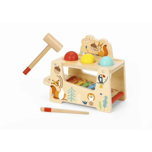 Tooky Toy's Wooden Pound And Tap Bench 6972633371076