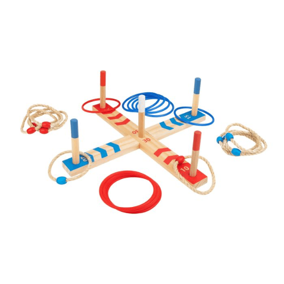 Tooky Toy's Wooden Ring Toss 6972633372998