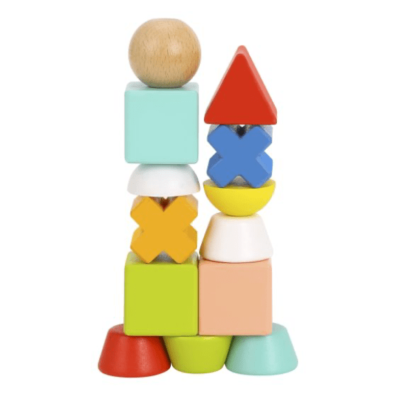 Tooky Toy's Wooden Stacking Game 6972633371168