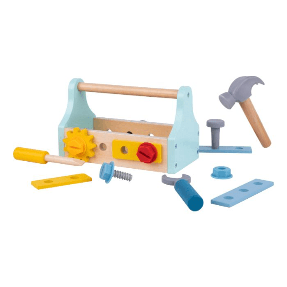 Tooky Toy's Wooden Take-Along Tool Box 6972633374411