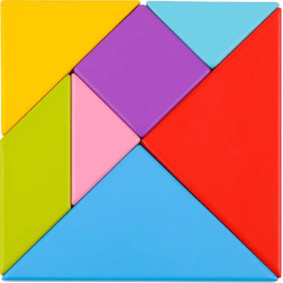 Tooky Toy's Wooden Tangram Play 6970090042874