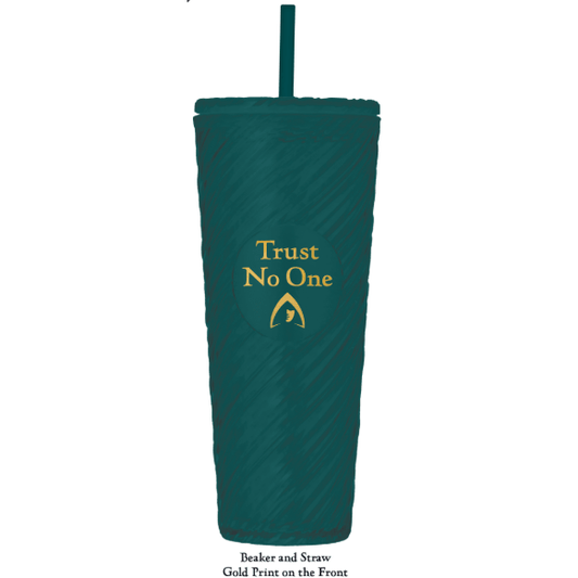 The Traitors Trust No One 700ml Beaker with Straw