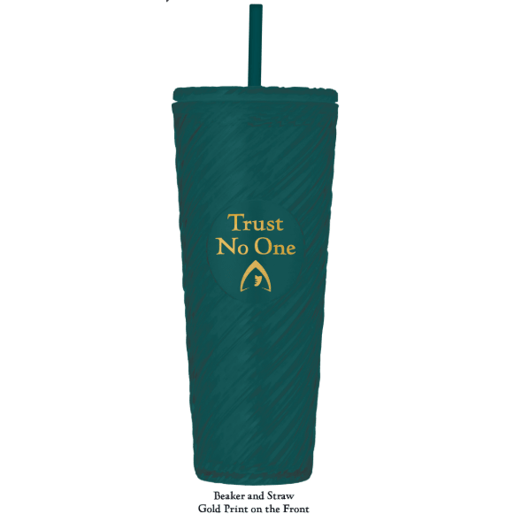 The Traitors Trust No One 700ml Beaker with Straw