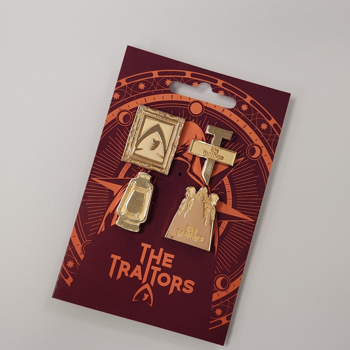 The Traitors Set of 4 Pin Badges