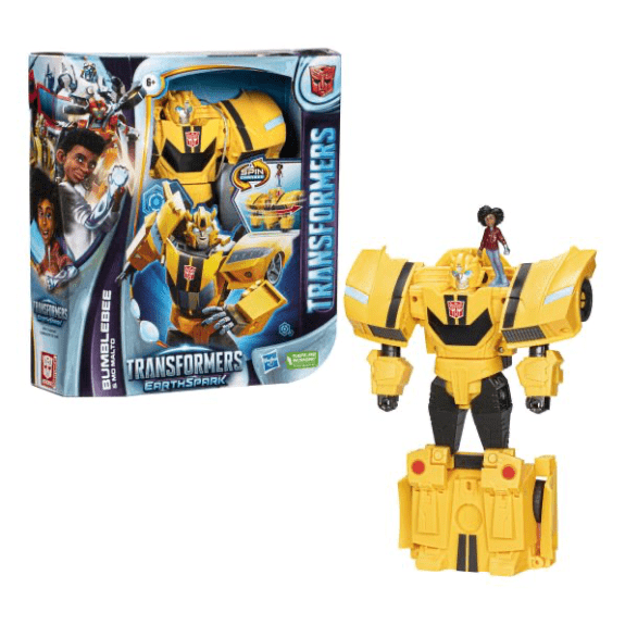 Transformers: EarthSpark Spin Change Bumblebee Figure 5010994184162