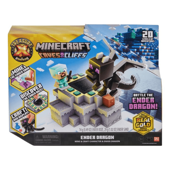 Treasure X: Minecraft Caves & Cliffs Ender Dragon Series 2 630996416778