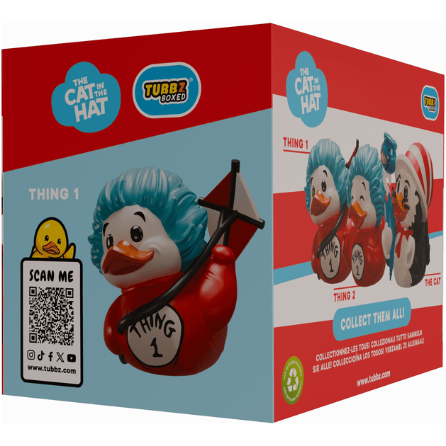 Tubbz Collectibles – Dr. Seuss – The Cat In The Hat Collection – Thing 1 (Boxed Edition) 5056280466291