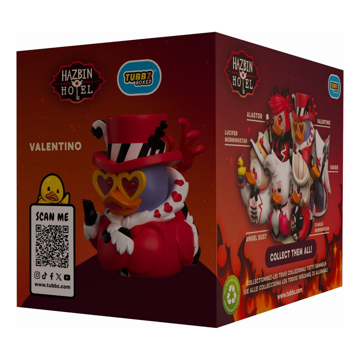 Tubbz Collectibles – Hazbin Hotel – Valentino (Boxed Edition) 5056280466444