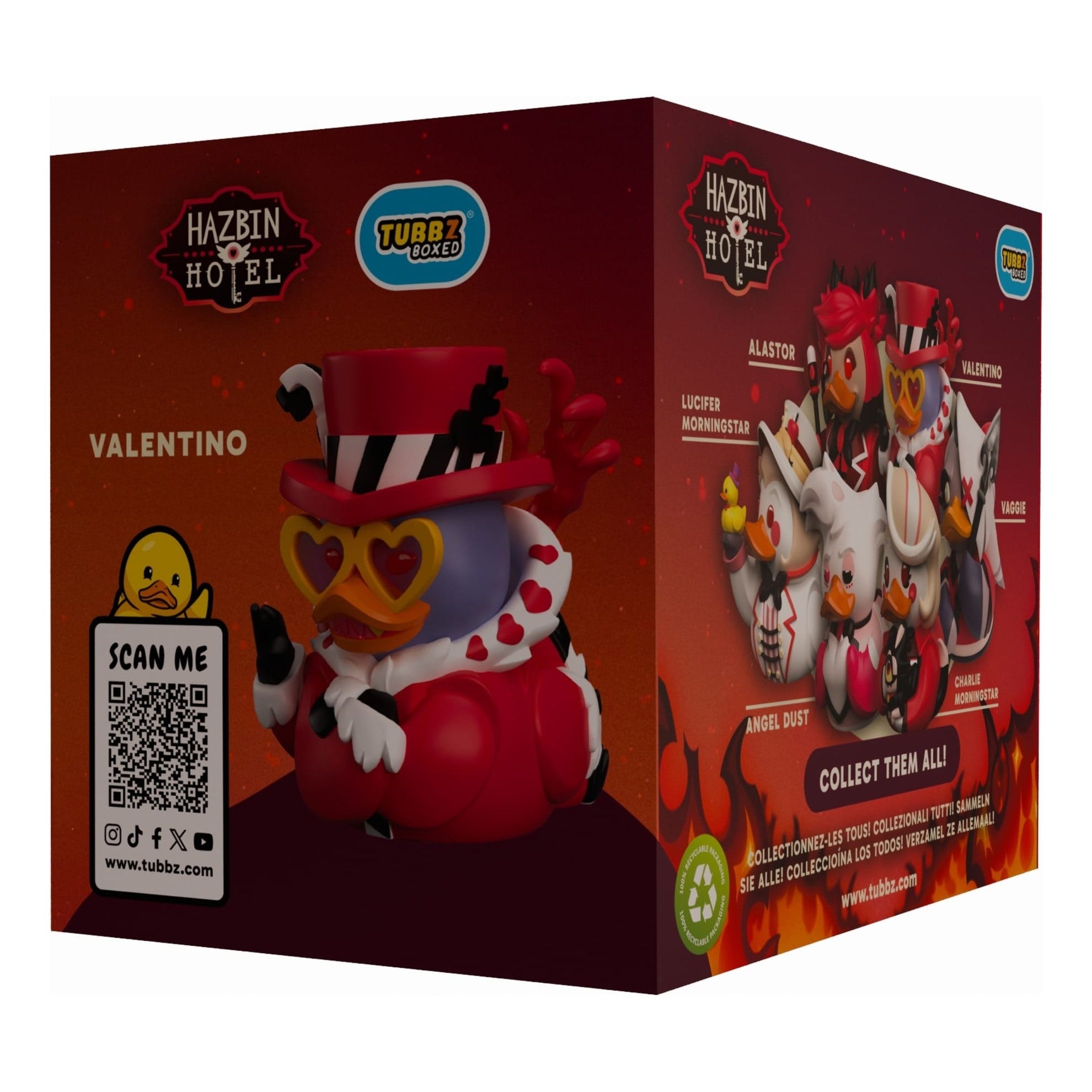 Tubbz Collectibles – Hazbin Hotel – Valentino (Boxed Edition) 5056280466444
