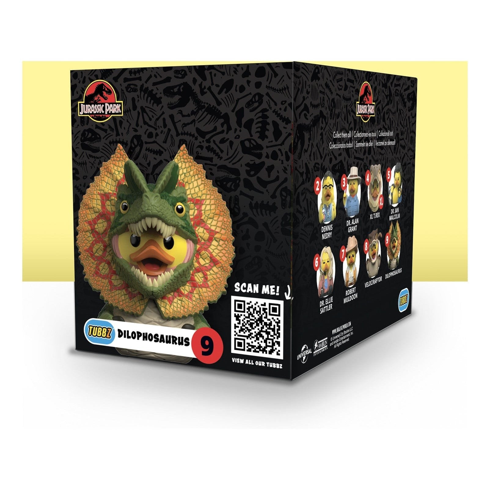 Tubbz Collectibles – Jurassic Park – Dilophosaurus (Boxed Edition) (March) 5056280457190