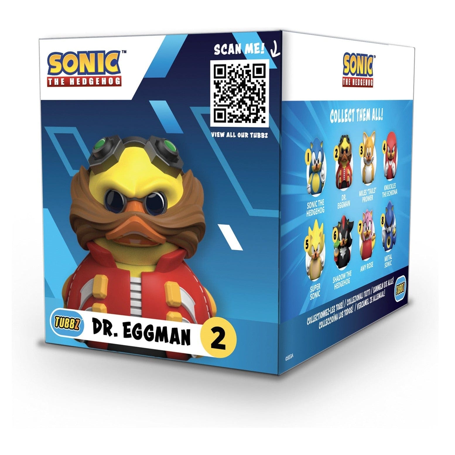 Tubbz Collectibles - Sonic The Hedgehog - Dr Eggman (Boxed Edition) 5056280457121