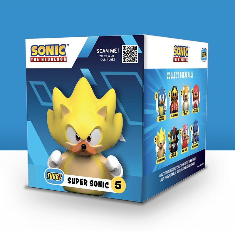 Tubbz Collectibles – Sonic The Hedgehog – Super Sonic (Boxed Edition) 5056280460466